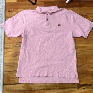Perils Men's Pink Polo Shirt